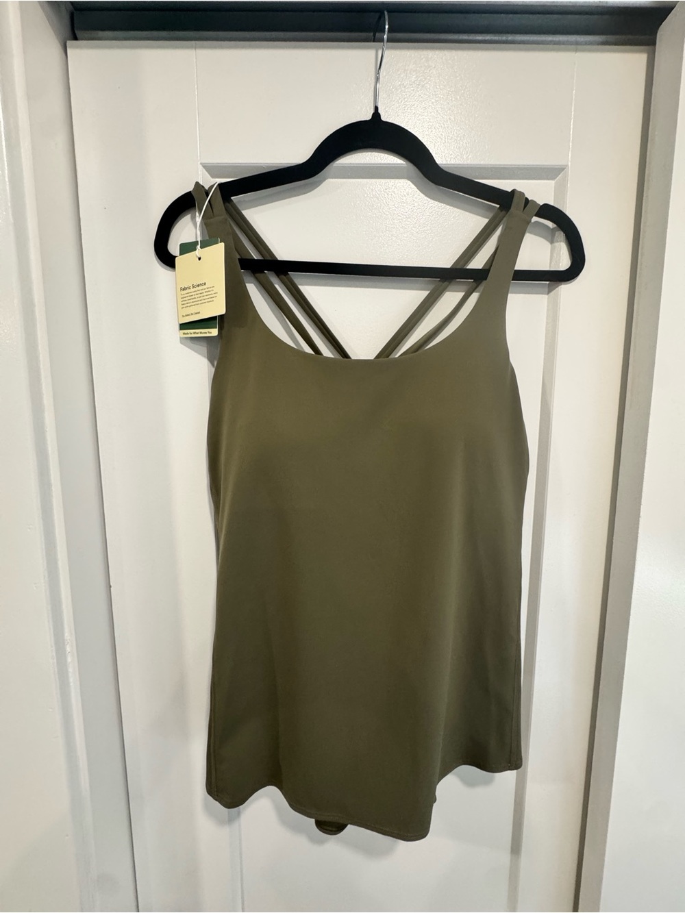 HALARA Olive Green Double-Strap Camisole